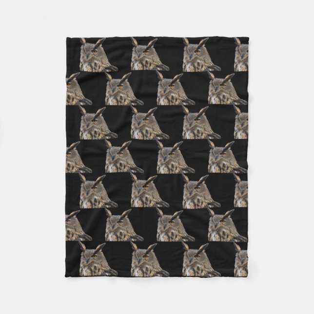 Uggla Fleece Blanket (Framsidan)