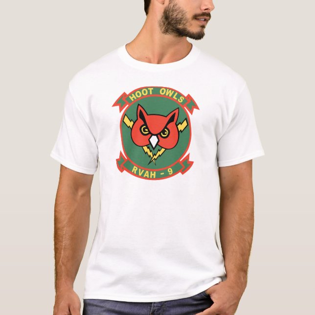 Uggla för dyft RVAH-9 Tee Shirt (Framsida)