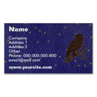 Uggla för Läder-Look indianZodiac