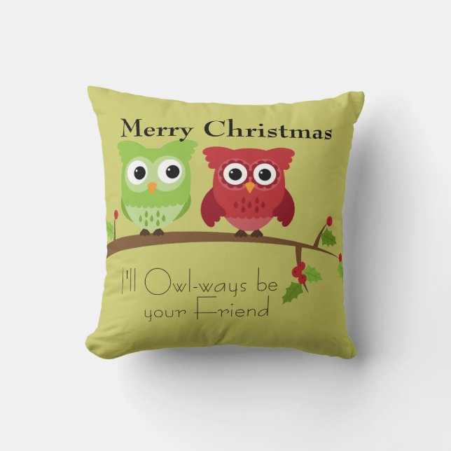 Uggla Friends Pillow Kudde (Framsida)