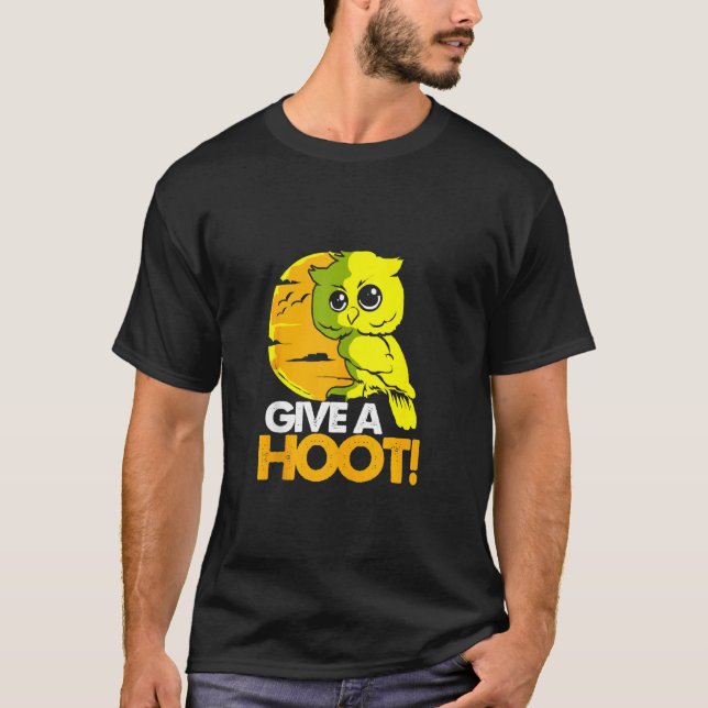 Uggla Ge A Hoot T Shirt (Framsida)
