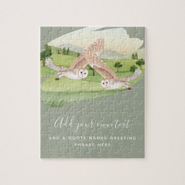 UGGLA GIFTS - Personlig Pussel (Vertikal)