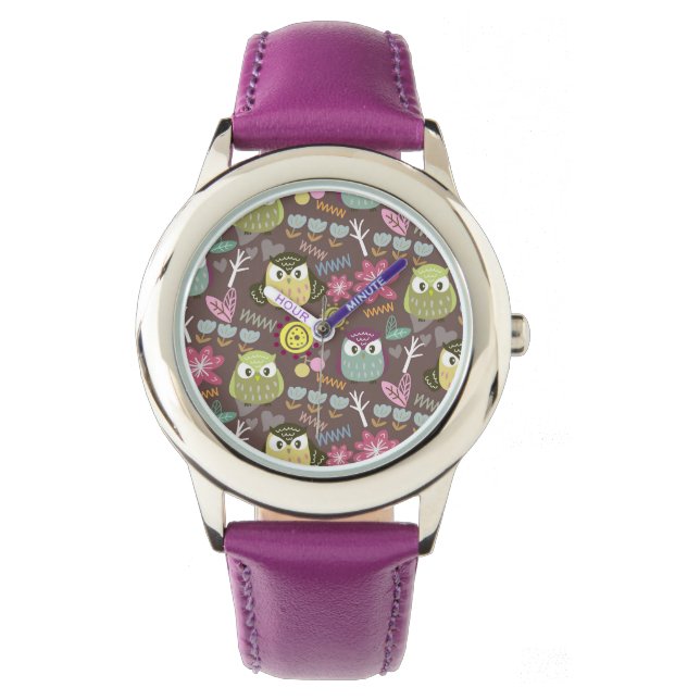 Uggla Girl eWatch Watch Watch Armbandsur (Framsida)