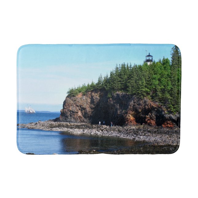 Uggla Head Lighthouse, Maine Bath Mat Badrumsmatta (Framsidan)