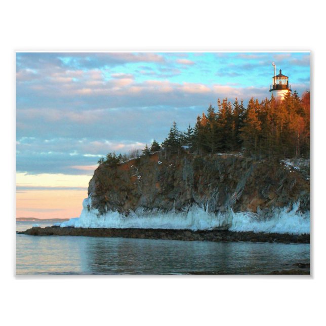 Uggla Head Lighthouse, Maine Photo Fototryck (Framsidan)