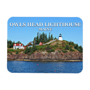 Uggla Head Lighthouse, Maine Photo Magnet
