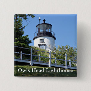 Uggla Head Lighthouse, Maine Pin Knapp