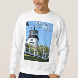 Uggla Head Lighthouse, Maine Sweatshirt