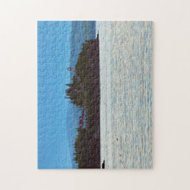 Uggla Head Lighthouse, Penobscot Bay Maine Pussel