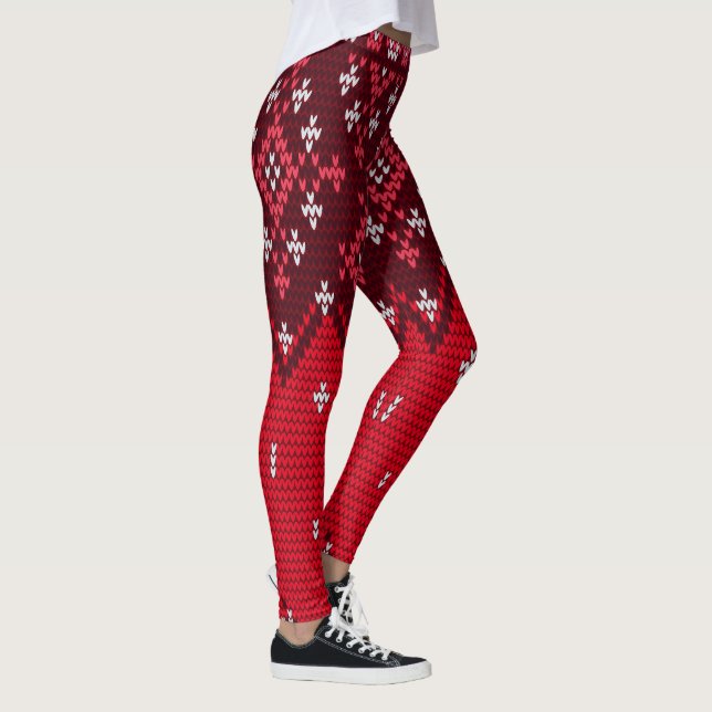 Uggla Helgdagar Sötare Mönster Leggings (Höger)