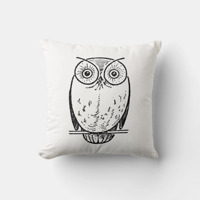 Uggla Hoot Dekorativ kudde (Framsida)