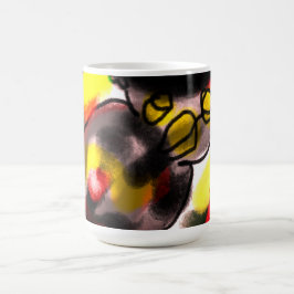 Uggla höstglädje kaffemugg