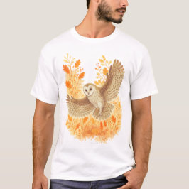 Uggla höstlöv t shirt