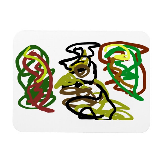 Uggla höstsort magnet (Horisontell)