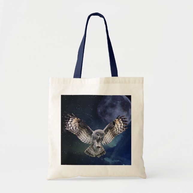 Uggla i flyg tygkasse (Framsidan)