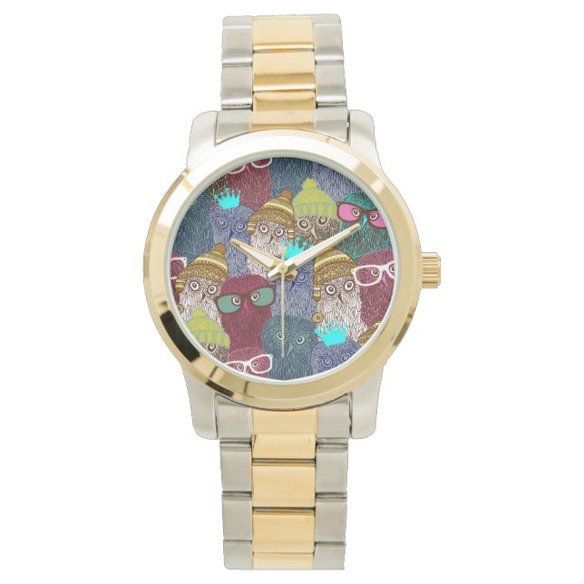 UGGLA i KRONA Armbandsur (Framsida)