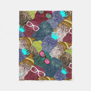 UGGLA i KRONA Fleecefilt