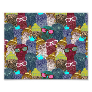 UGGLA i KRONA Fototryck