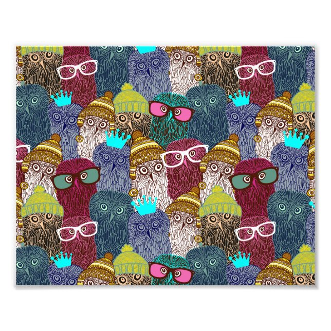 UGGLA i KRONA Fototryck (Framsidan)