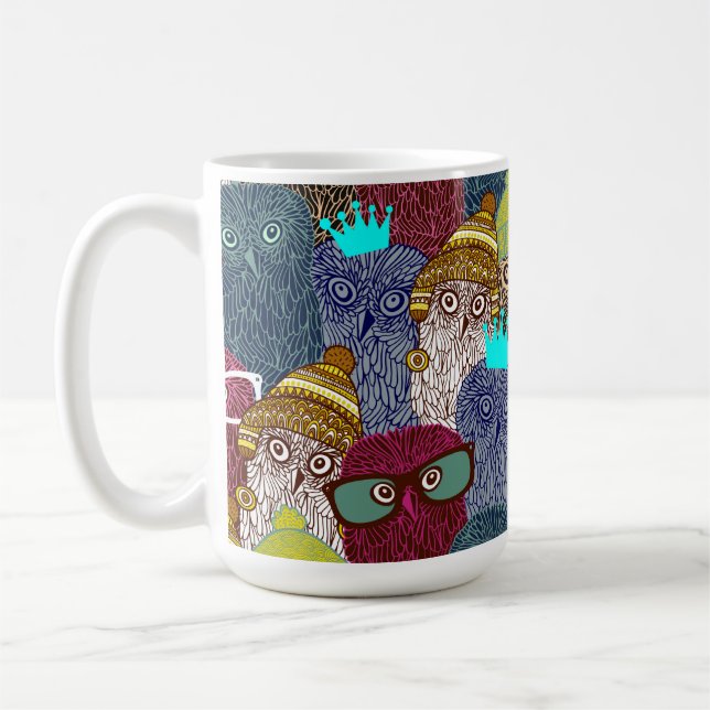 UGGLA i KRONA Kaffemugg (Vänster)