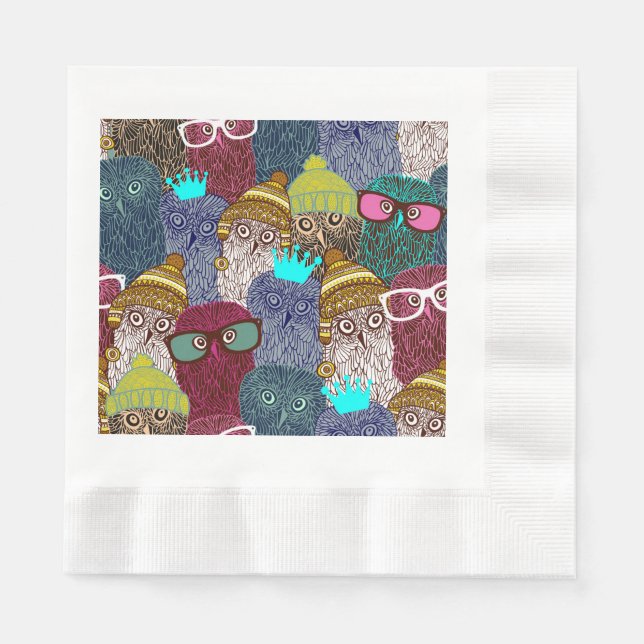 UGGLA i KRONA Pappersservett (Framsidan)