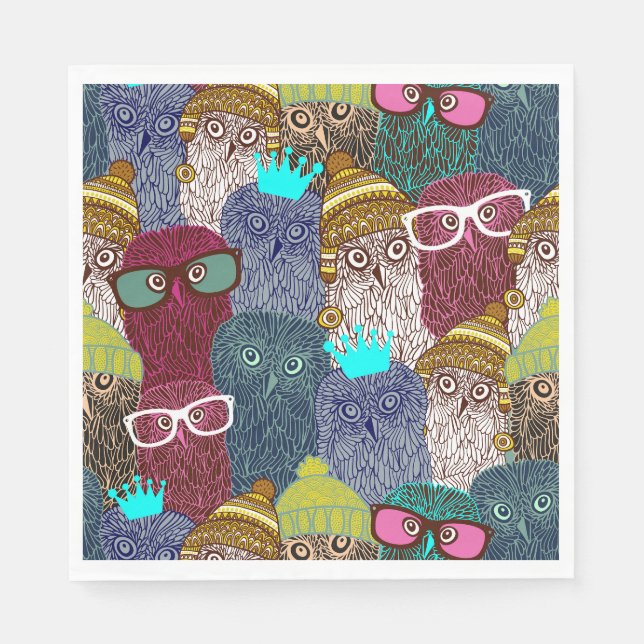 UGGLA i KRONA Pappersservett (Framsidan)