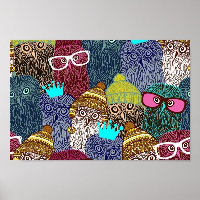 UGGLA i KRONA Poster (Framsidan)