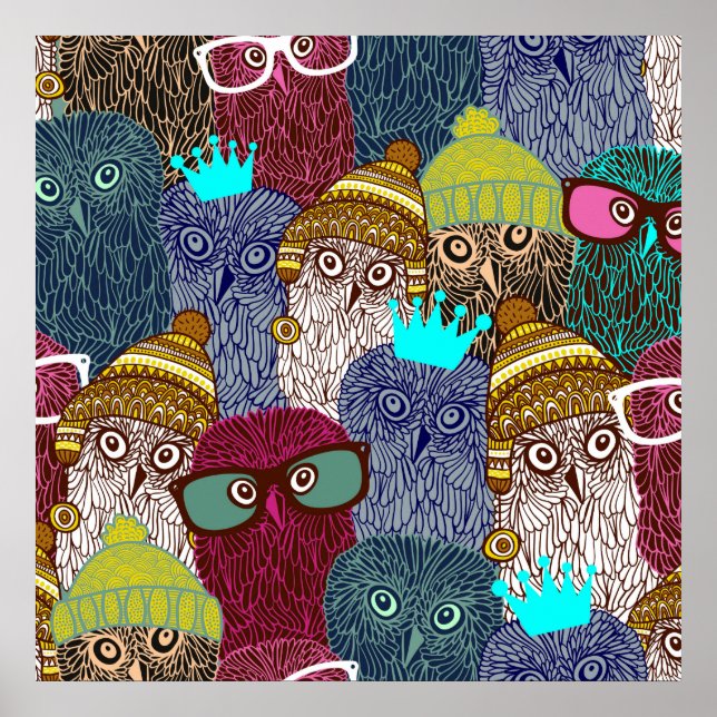 UGGLA i KRONA Poster (Framsidan)