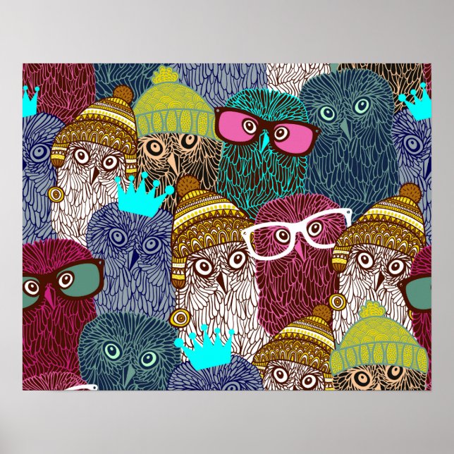 UGGLA i KRONA Poster (Framsidan)