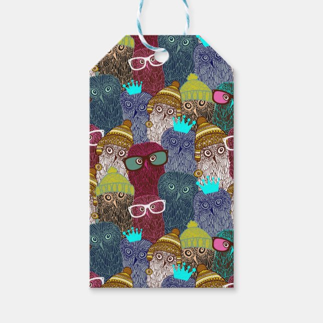 UGGLA i KRONA Presentetikett (Framsidan)