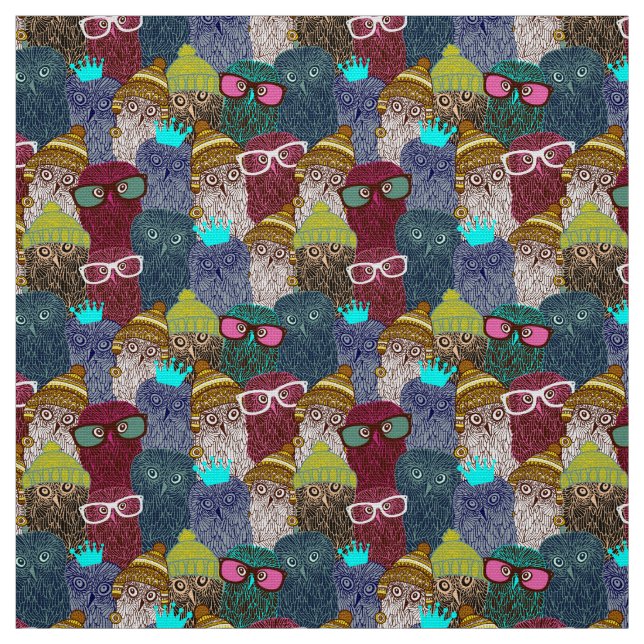 UGGLA i KRONA Tyg (Provkarta)