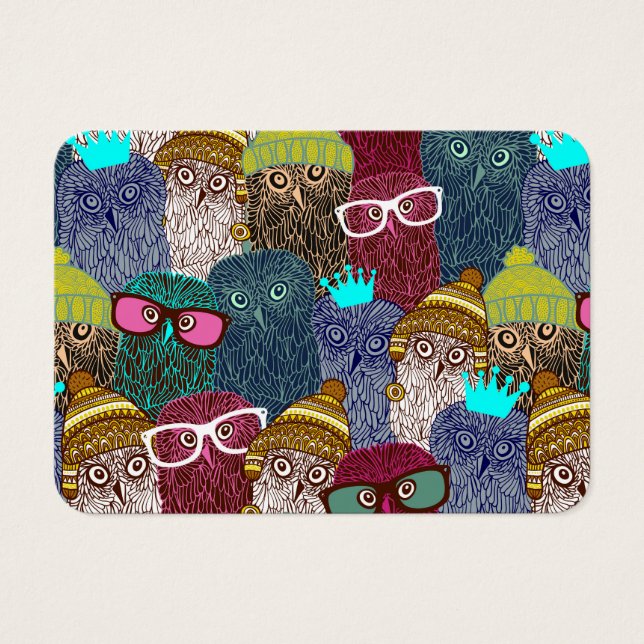 UGGLA i KRONA Visitkort (Framsidan)