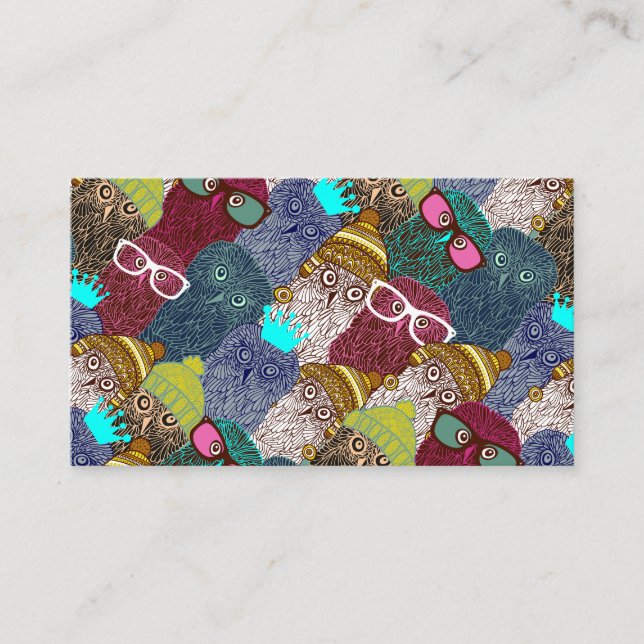 UGGLA i KRONA Visitkort (Framsida)