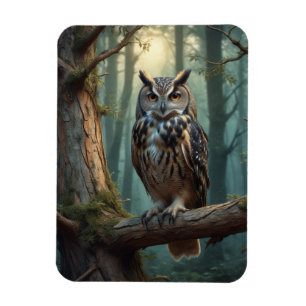 Uggla i Magic Forest Magnet