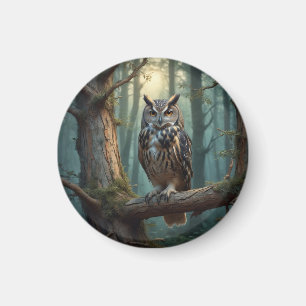 Uggla i Magic Forest Magnet