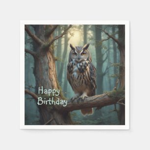 Uggla i Magic Forest Pappersservett