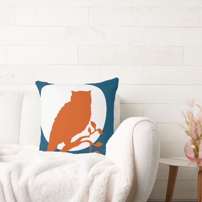 Uggla i Moonlight Dekorativ kudde (Soffa)