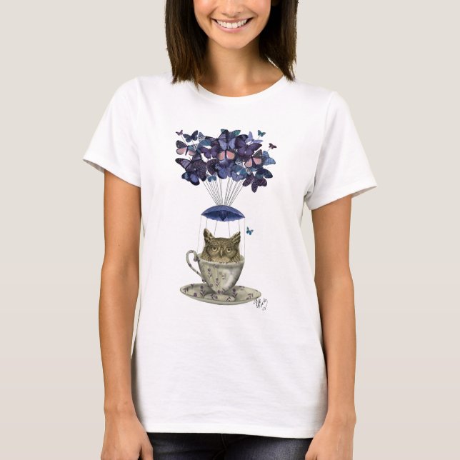 UGGLA i TEKOPP Tee Shirt (Framsida)