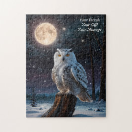 Uggla i Wisdom Jigszawa Puzzle Pussel