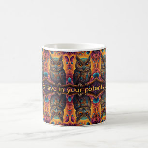 Uggla i Wisdom Kaffemugg