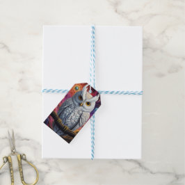 Uggla i Wisdom Presentetikett