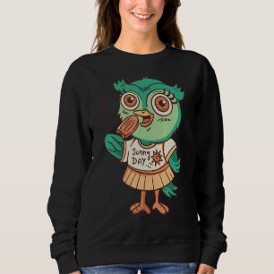 Uggla Ice Cream Food Zoo Animals Children Ugglor T Shirt