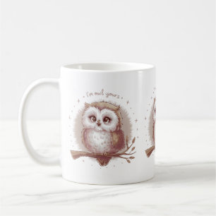 Uggla Illustration Cute Whimsical Cottagecore Kaffemugg