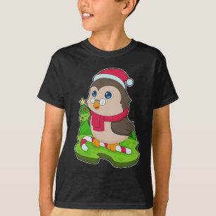 Uggla jul Candy cane T Shirt