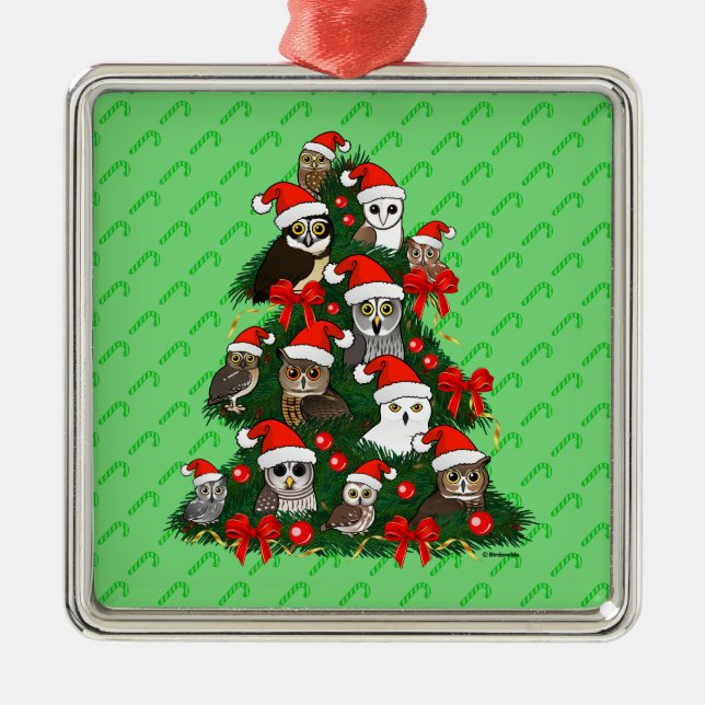 Uggla Julgran Julgransprydnad Metall (Framsidan)