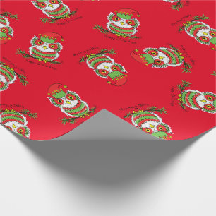 Uggla julklappen Funny Helgdag Kids Presentpapper