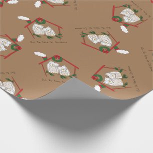 Uggla-julklappen Funny Helgdag Presentpapper