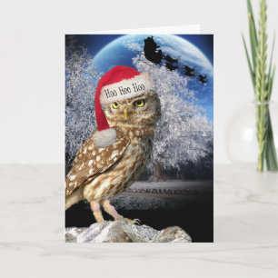 Uggla julkort helgkort