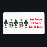 Uggla Julsötare-Stil Santa Thunder_Cove Fraktsedel<br><div class="desc">Vuxen julsötare-Stil tomten för att anpassa sig</div>