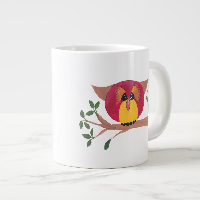 Uggla Jumbo Mugg (Framsida höger)